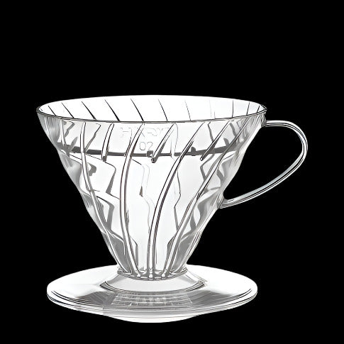 Hario V60 Plastic Coffee Pour Over Brewer - 2 Cup