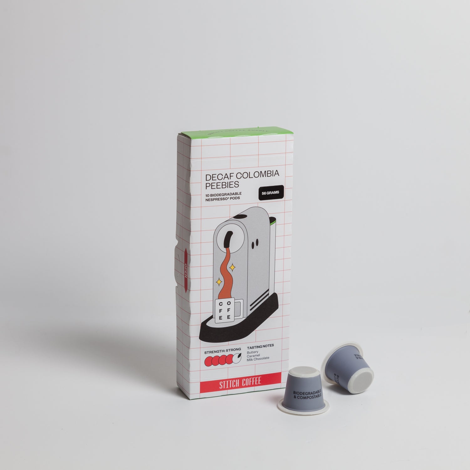 Stitch Coffee Capsules - Decaf Colombia Peebies