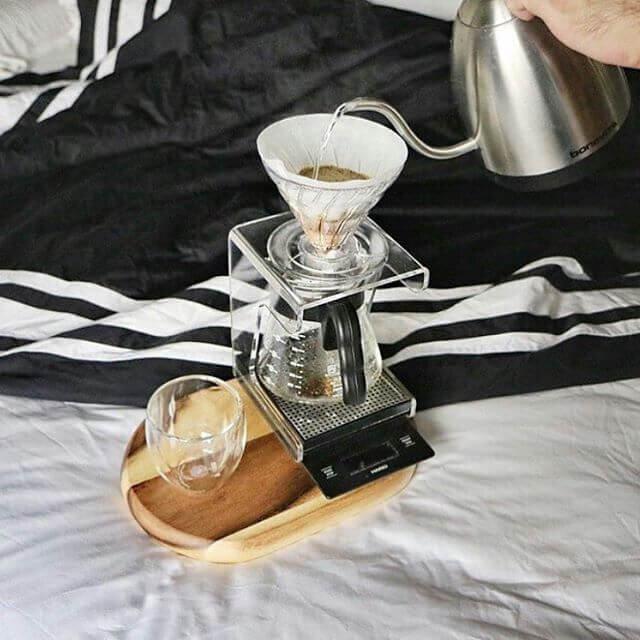 Hario V60 Plastic Coffee Pour Over Brewer - 2 Cup